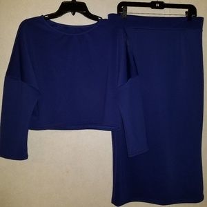 Two Piece Skirt Set sz XL NEW